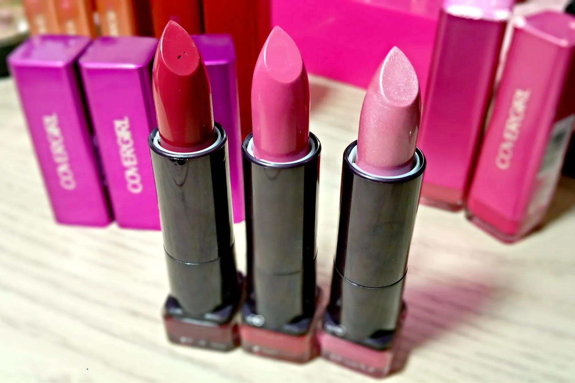 CoverGirl Continuous Color Lipstick Swatches